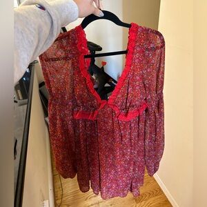 Free People Pennie Babydoll Dress NWT